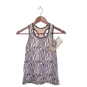 Cheata NWT Ultimate Compression Safari Trotter Print‎ Workout Tank Top Size XXS